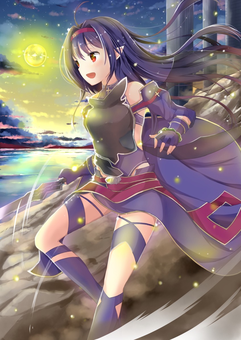 Yuki Konno - Anime art, Art, Sword Art Online 2, Konno Yuuki, A selection, Longpost, Anime