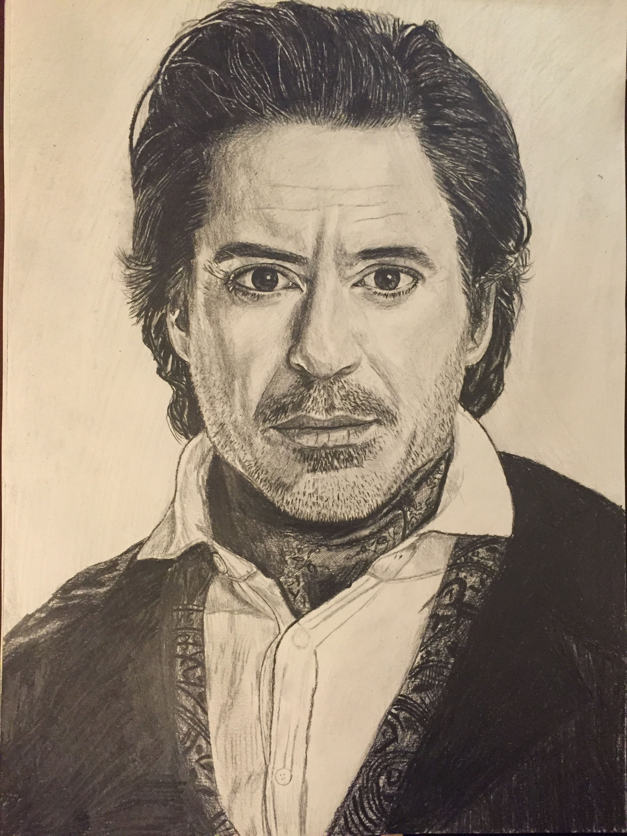 Sherlock Holmes - My, Sherlock Holmes, Robert Downey the Younger, Robert Downey Jr., Painting, Creation, iron Man