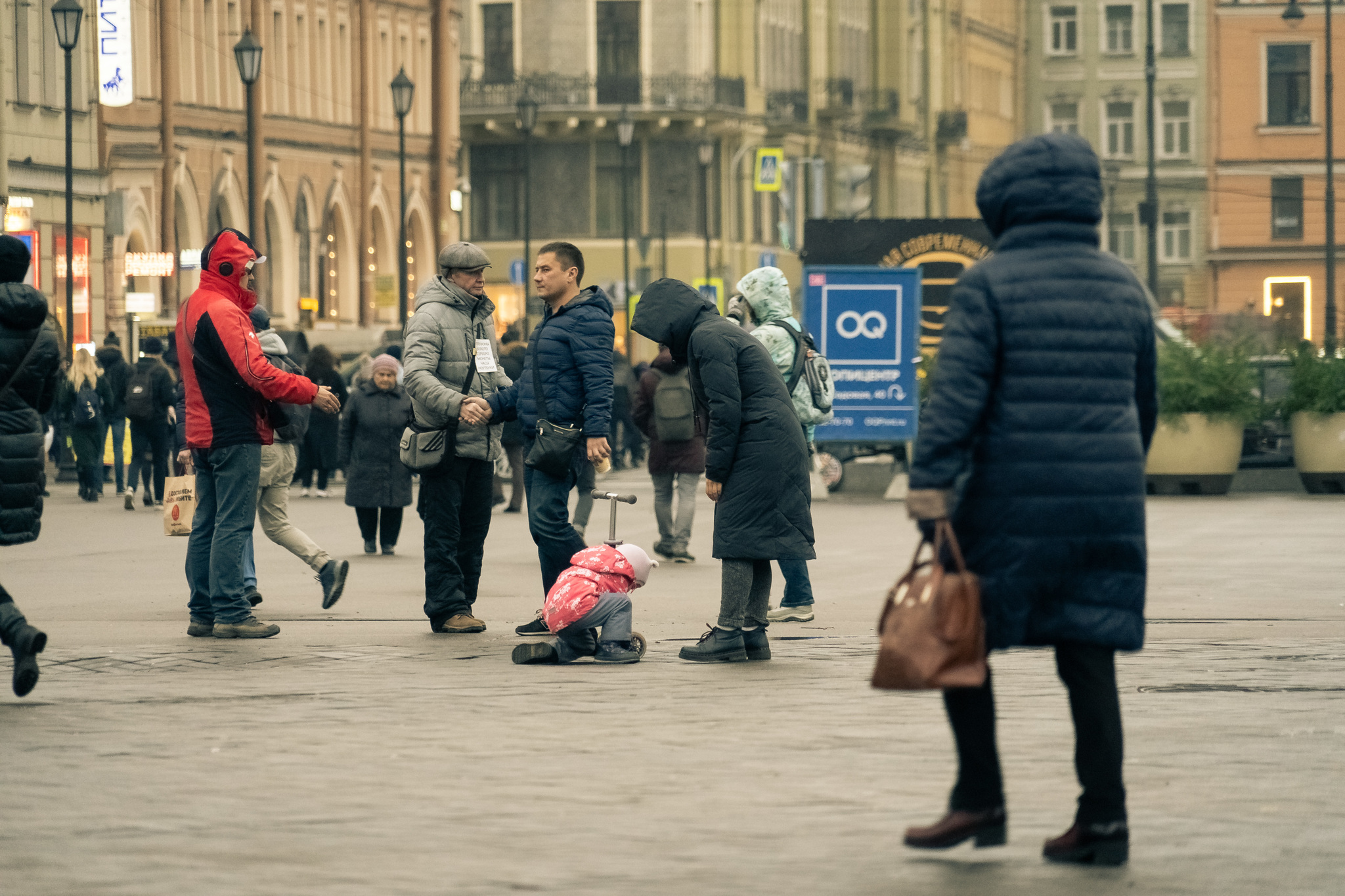 Sennaya Square this morning - My, Sennaya Square, Morning, Saint Petersburg, People, Longpost, The photo