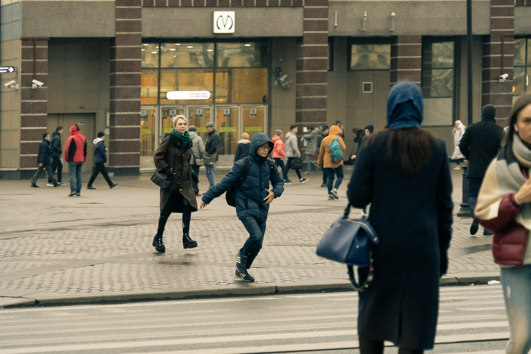 Sennaya Square this morning - My, Sennaya Square, Morning, Saint Petersburg, People, Longpost, The photo