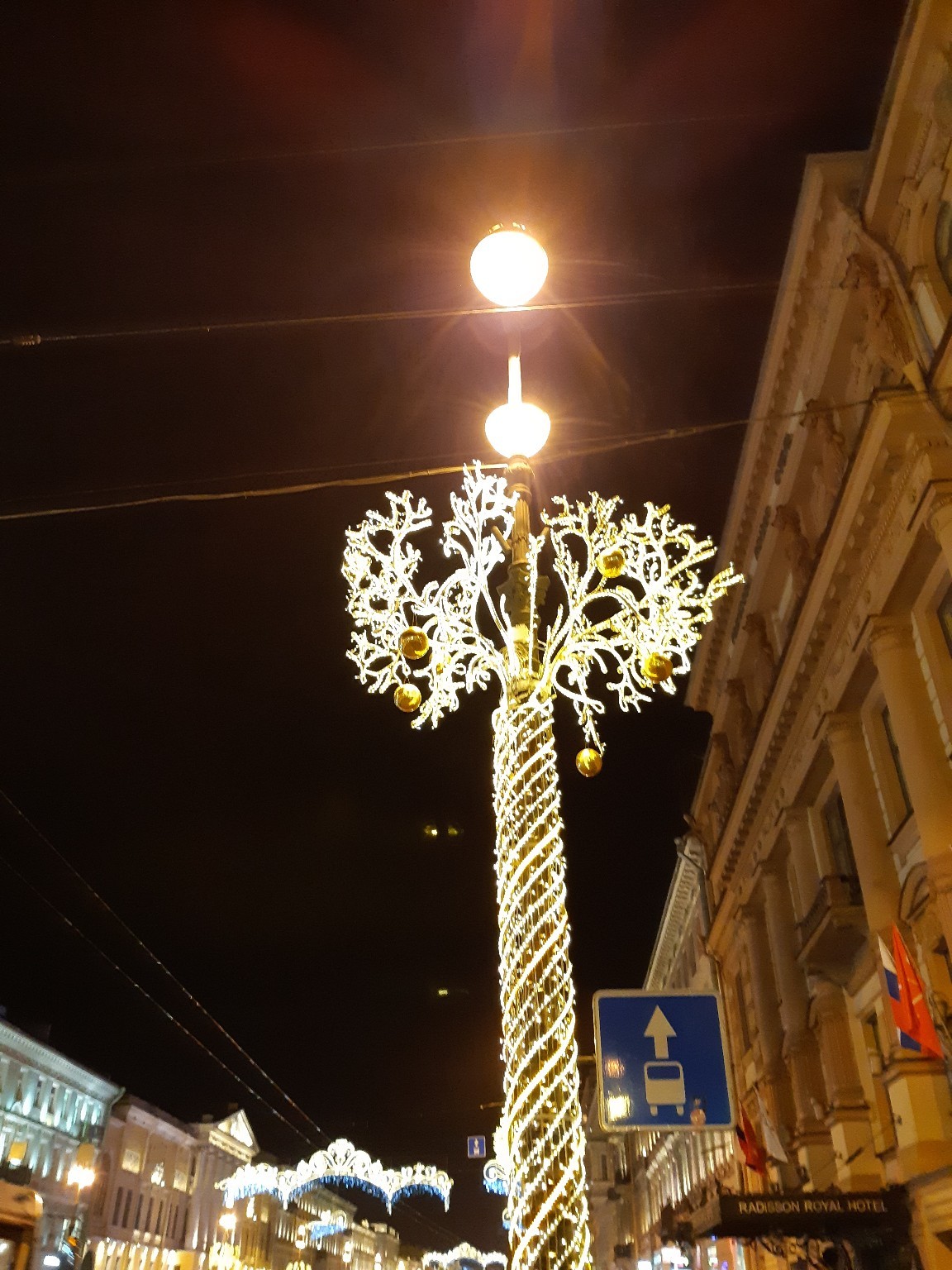 New Year's decoration in St. Petersburg. Photos and videos from last year. Part 1 - My, New Year, The photo, Video, Longpost