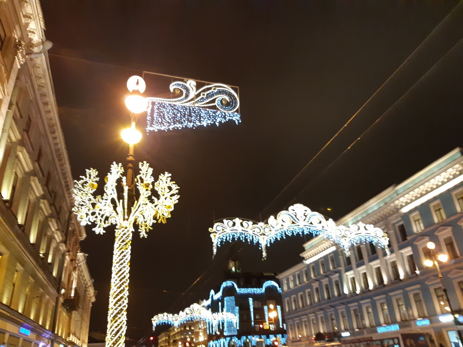 New Year's decoration in St. Petersburg. Photos and videos from last year. Part 1 - My, New Year, The photo, Video, Longpost