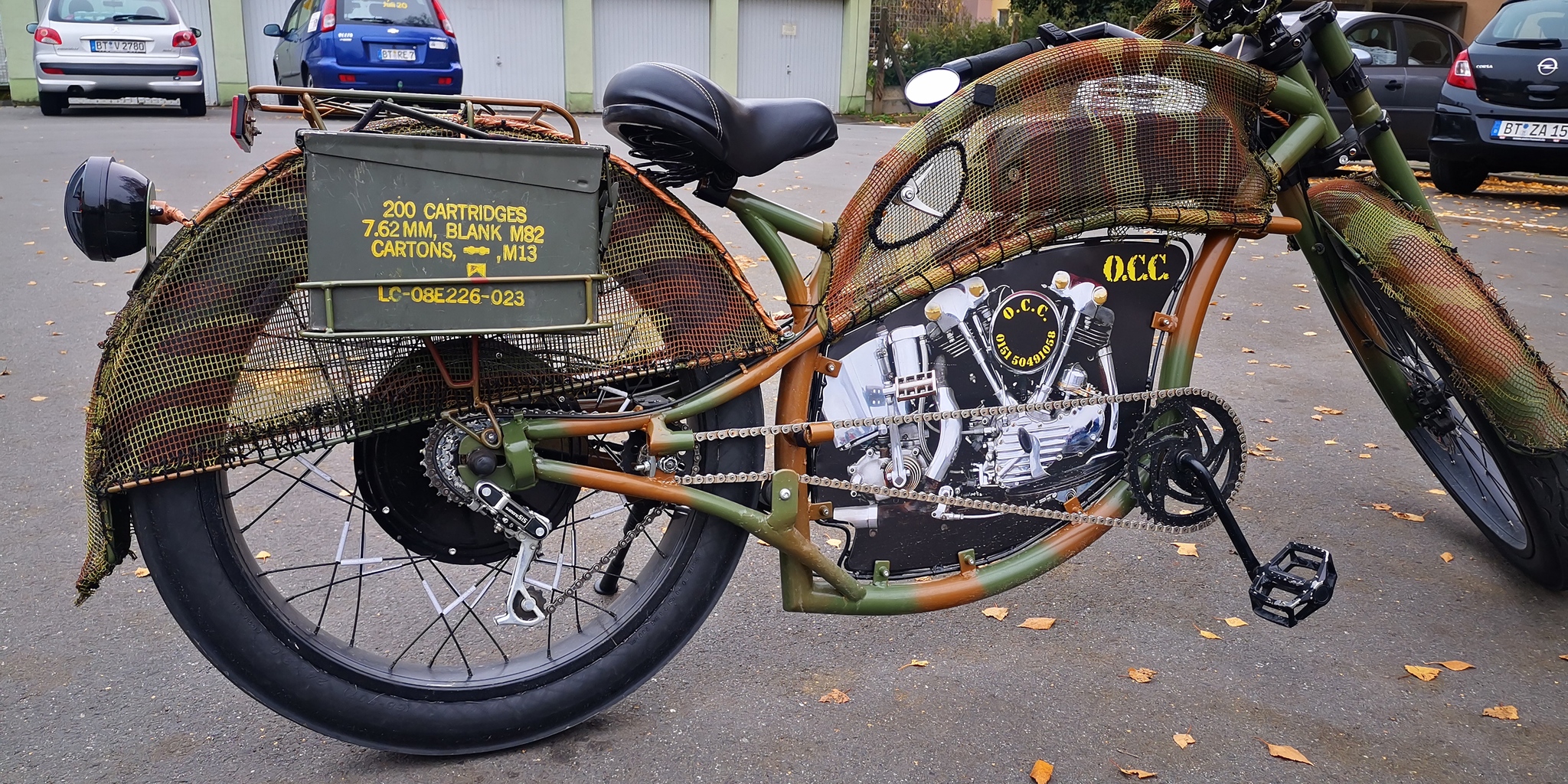 A real bike! - My, Moto, A bike, Germany, Needlework, Outlook, Longpost