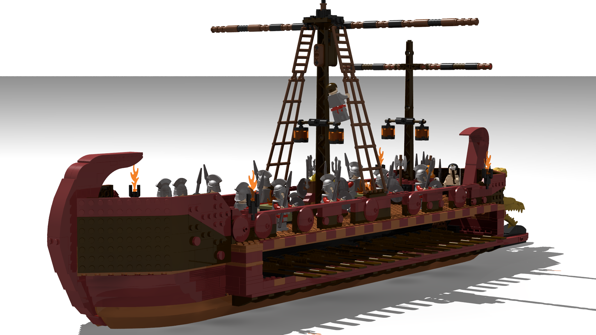 Lego Argo (Legendary Ship) - My, Lego, Ship, Myths, Ancient greek mythology, Legend, Greece, Toys, Longpost