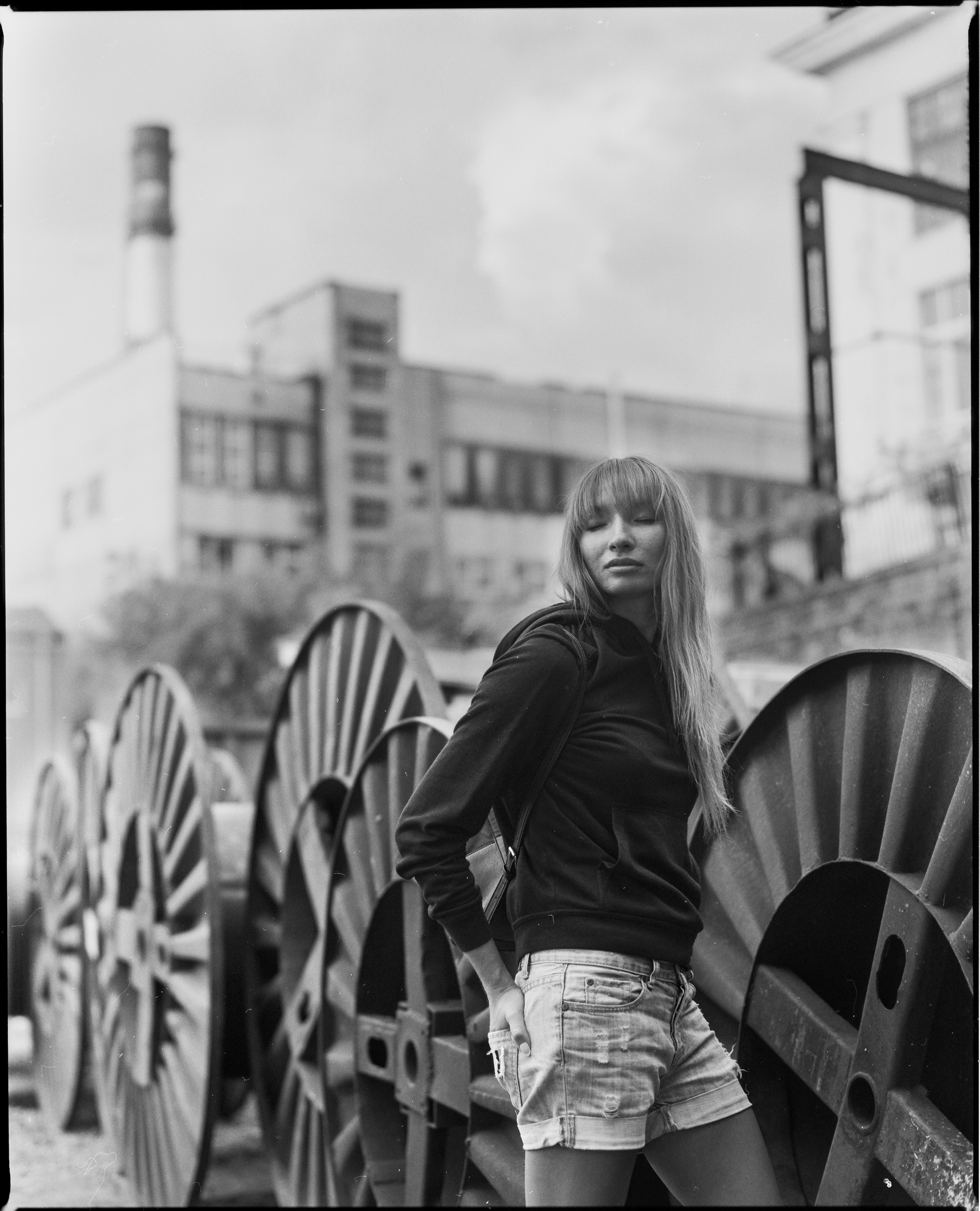 Lena - My, Girls, Film, Portrait, Longpost, Saint Petersburg