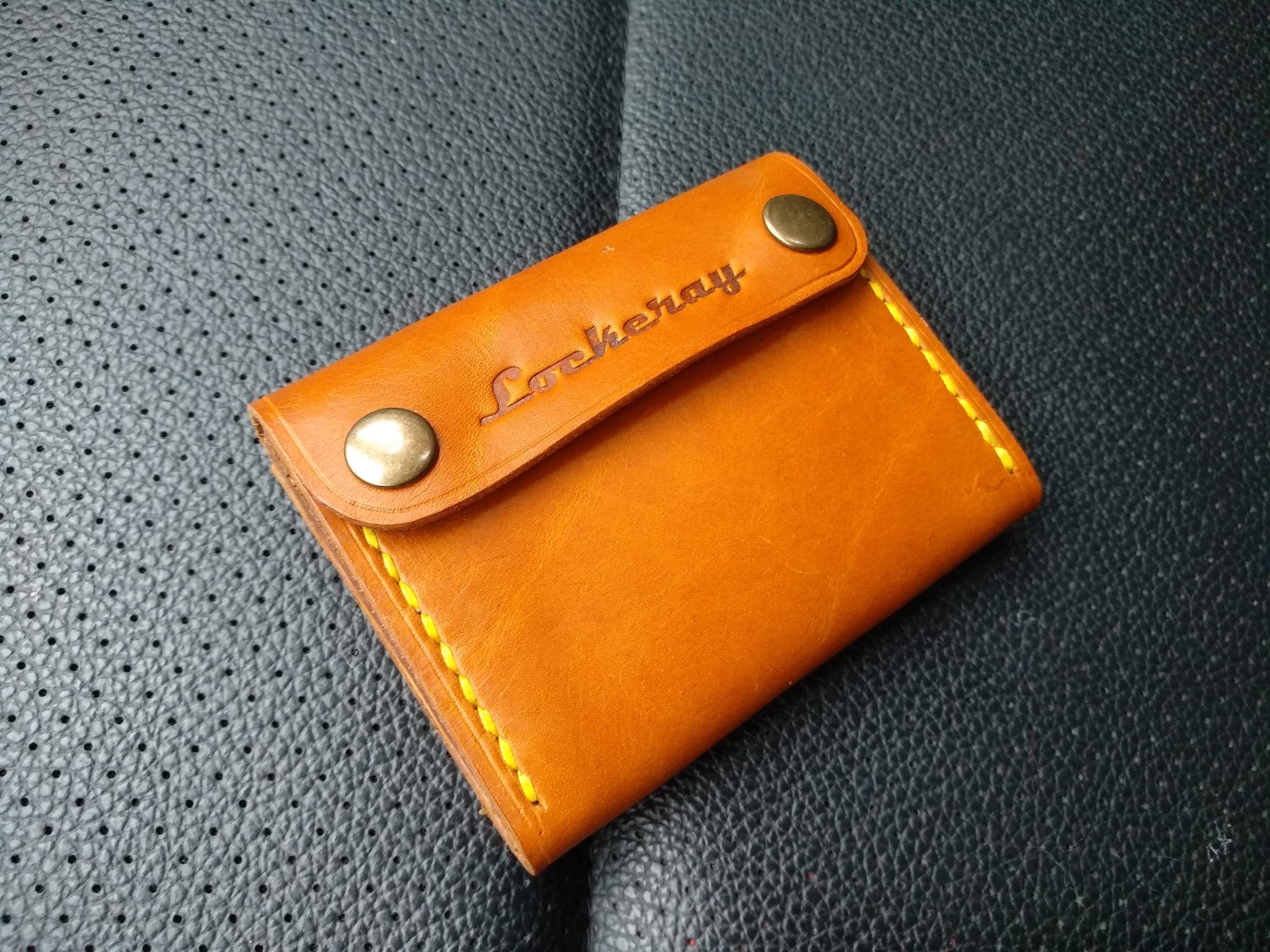 Wusi-pusi wallet - My, Leather products, Wallet, Leather craft, Longpost