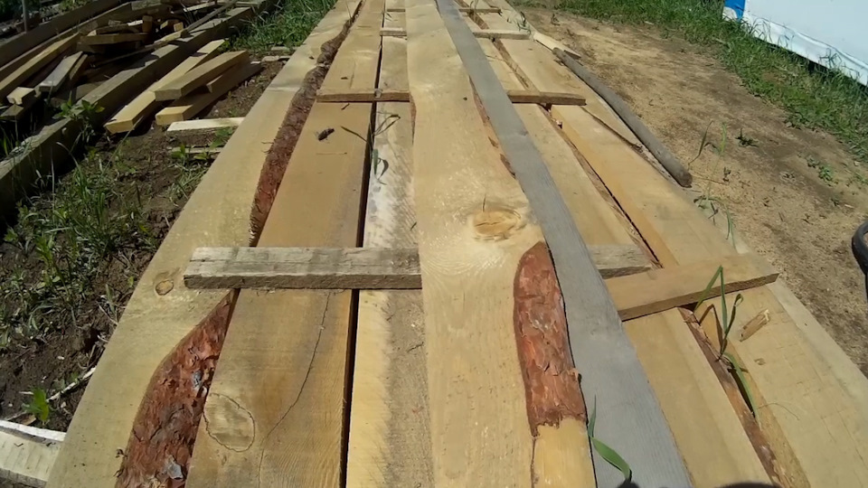 Do-it-yourself bench with a table made of boards - My, Benches, With your own hands, Video, Longpost, Needlework with process