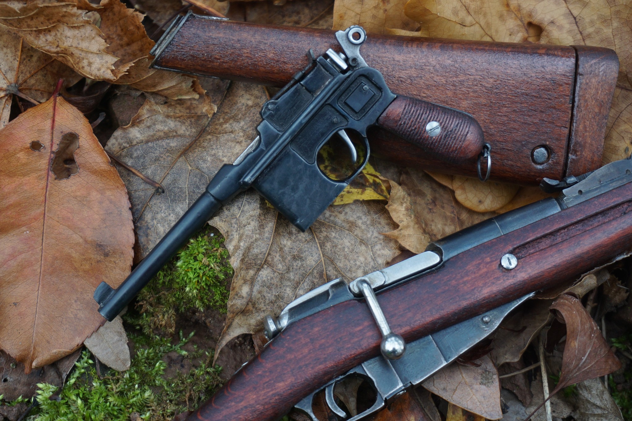 Miniature shooting Mauser S.96 - My, Mauser, Weapon, Homemade, Article, CNC, The photo, Video, Longpost