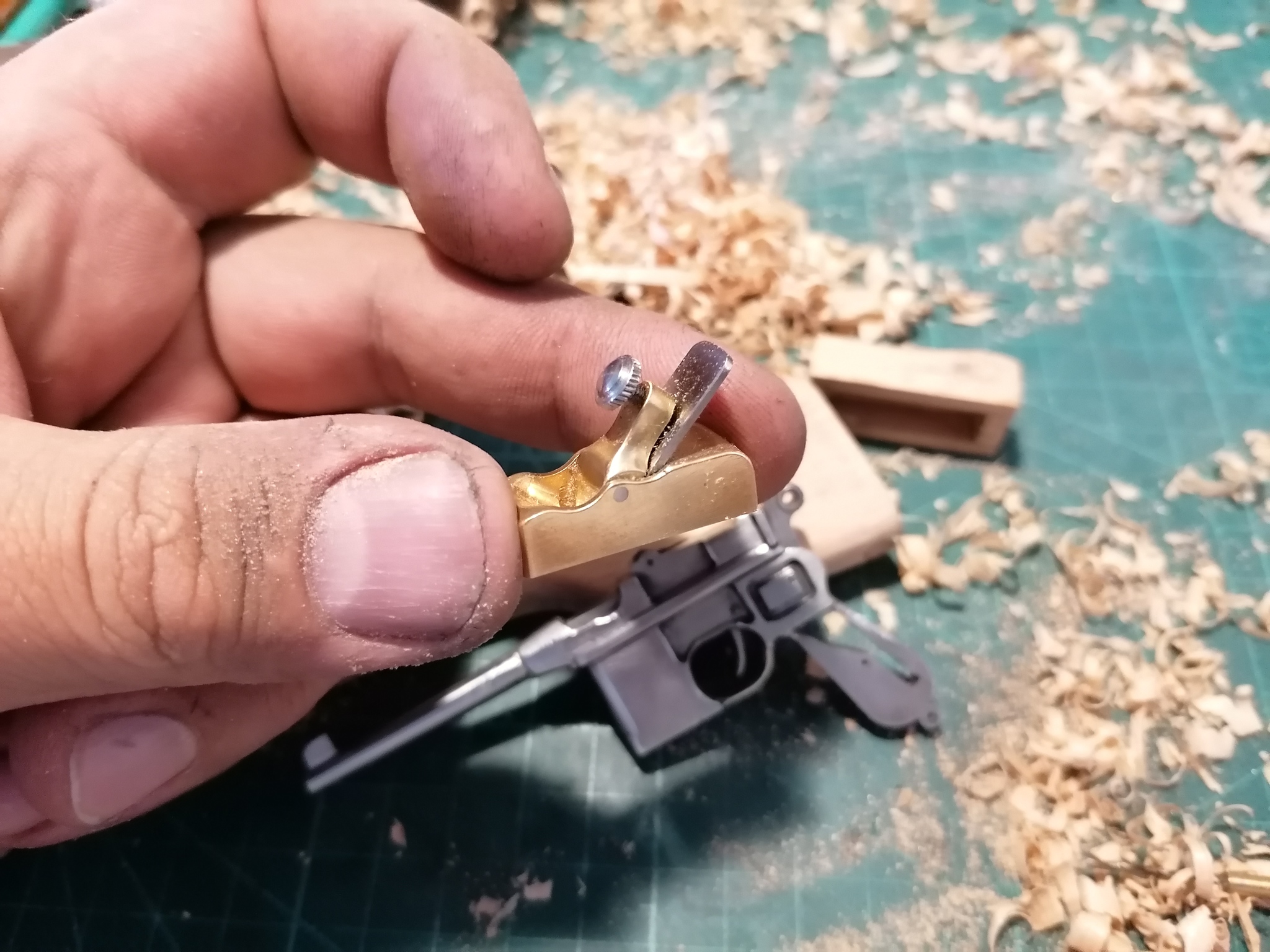 Miniature shooting Mauser S.96 - My, Mauser, Weapon, Homemade, Article, CNC, The photo, Video, Longpost