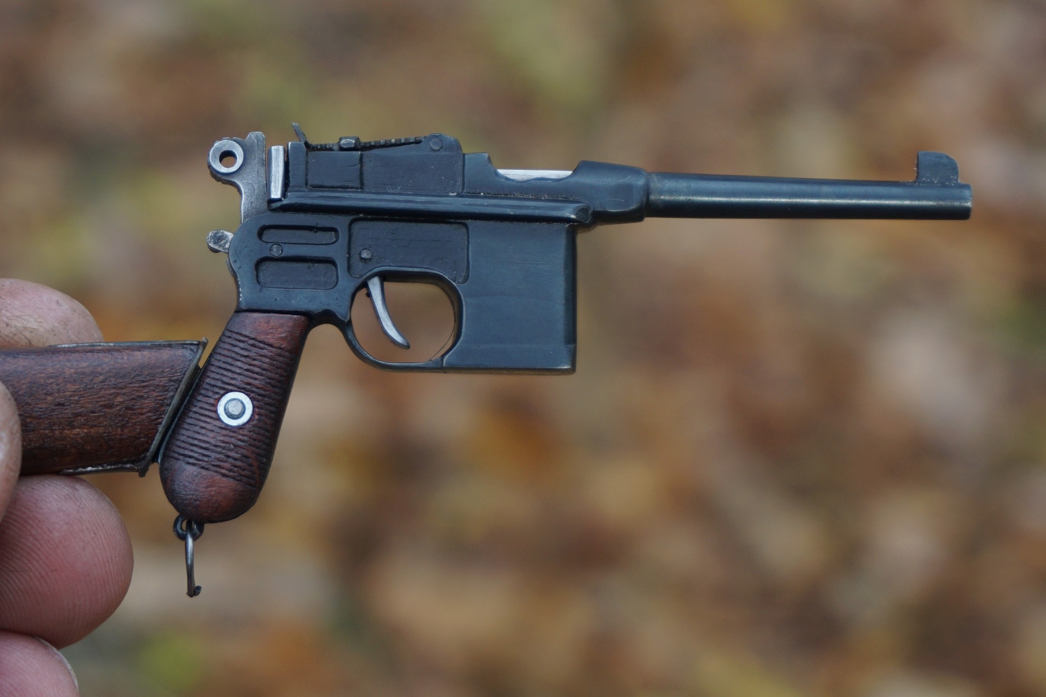 Miniature shooting Mauser S.96 - My, Mauser, Weapon, Homemade, Article, CNC, The photo, Video, Longpost