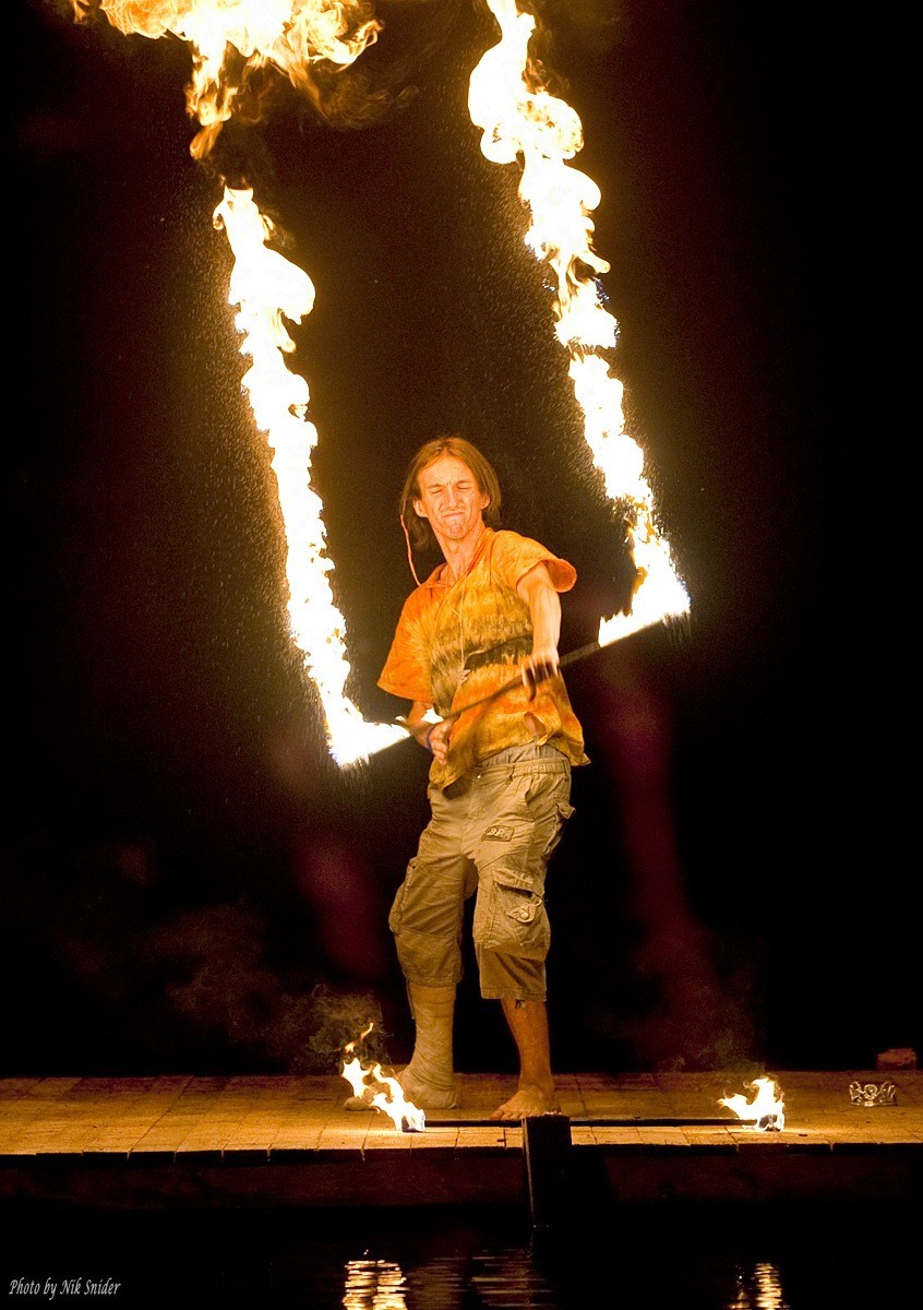 We need more fire! ) - My, The photo, Fire, Fire show, Wafest, Night, Longpost