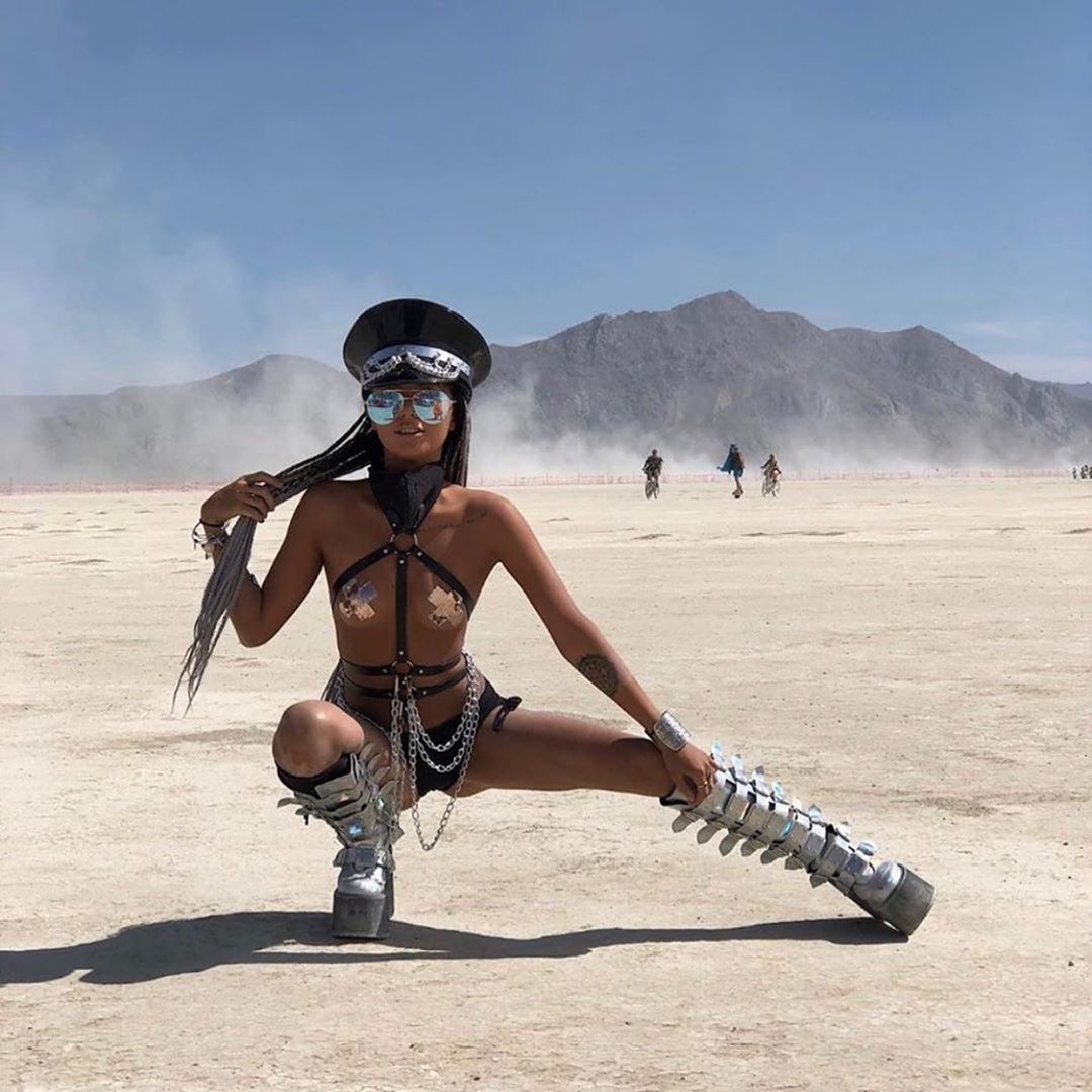 Девушки с фестиваля Burning Man (Клубничка) часть 2 - NSFW, Burning Man, Девушки, Фотография, Фестиваль, Длиннопост, 2019