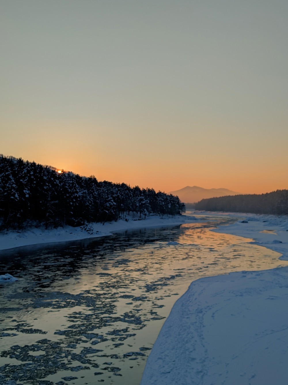 Катунь, начало декабря - Катунь, Фотография, Республика Алтай, Путешествие по России, Природа, Река, Длиннопост