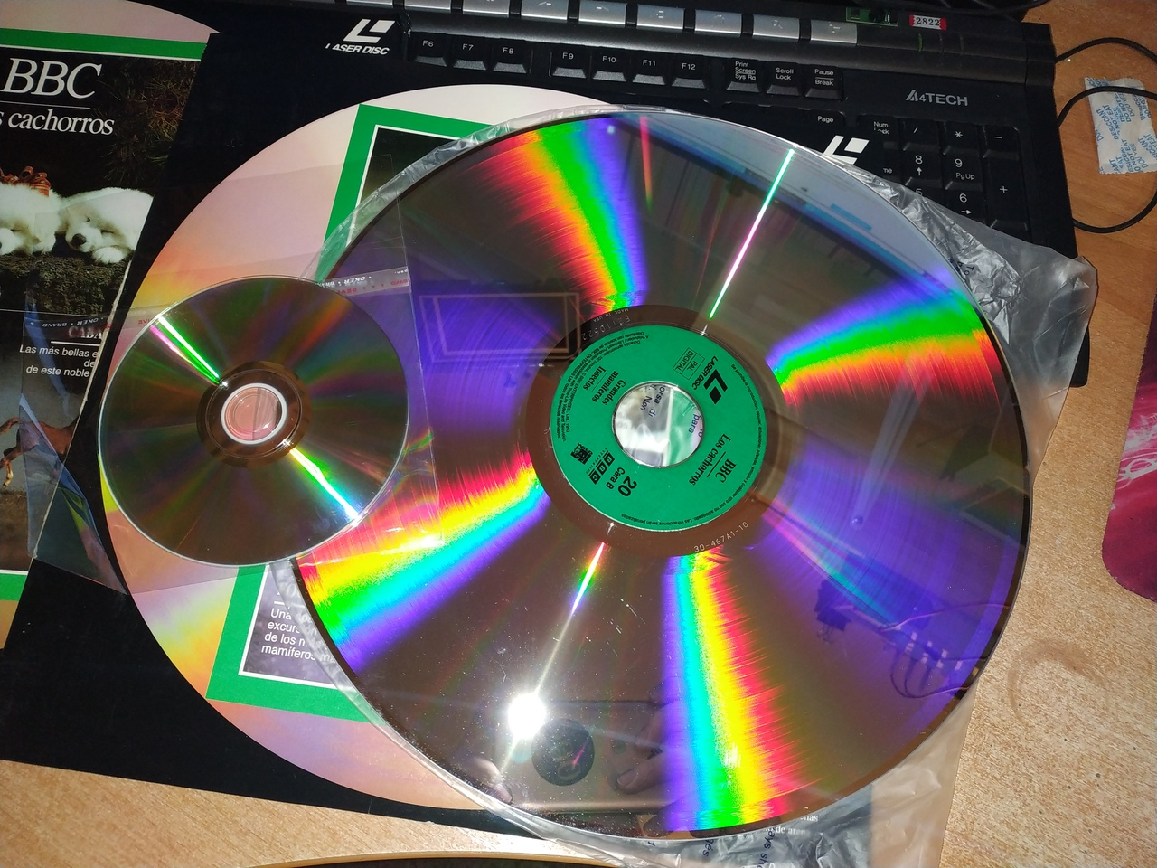 Друг разобрал кладовку - Laser disk, Носители информации, Фильмы, Длиннопост