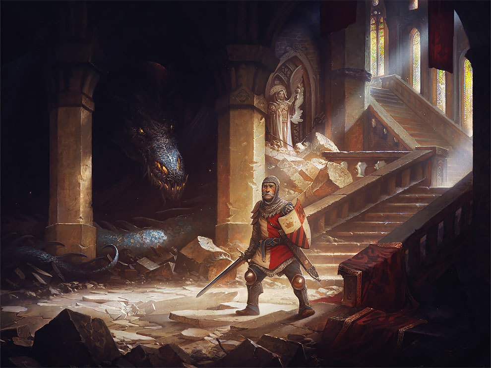 Fantastic illustrations by Justin Gerard - Art, beauty, Drawing, Fantasy, Longpost, Justin Gerard