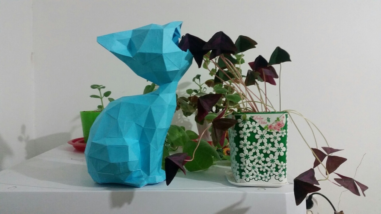 My papercraft works - My, Papercraft, Pepakura, Doberman, Shapes, Longpost, Paper modeling