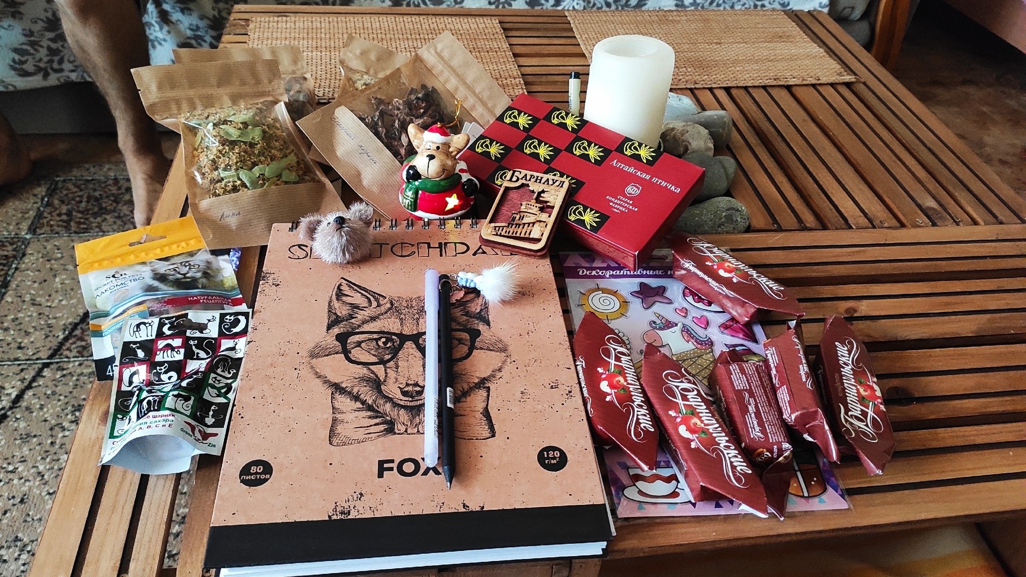 Anonymous Santa Claus. Barnaul-Khabarovsk - My, Secret Santa, New Year, cat, Gift exchange, Gift exchange report, Longpost