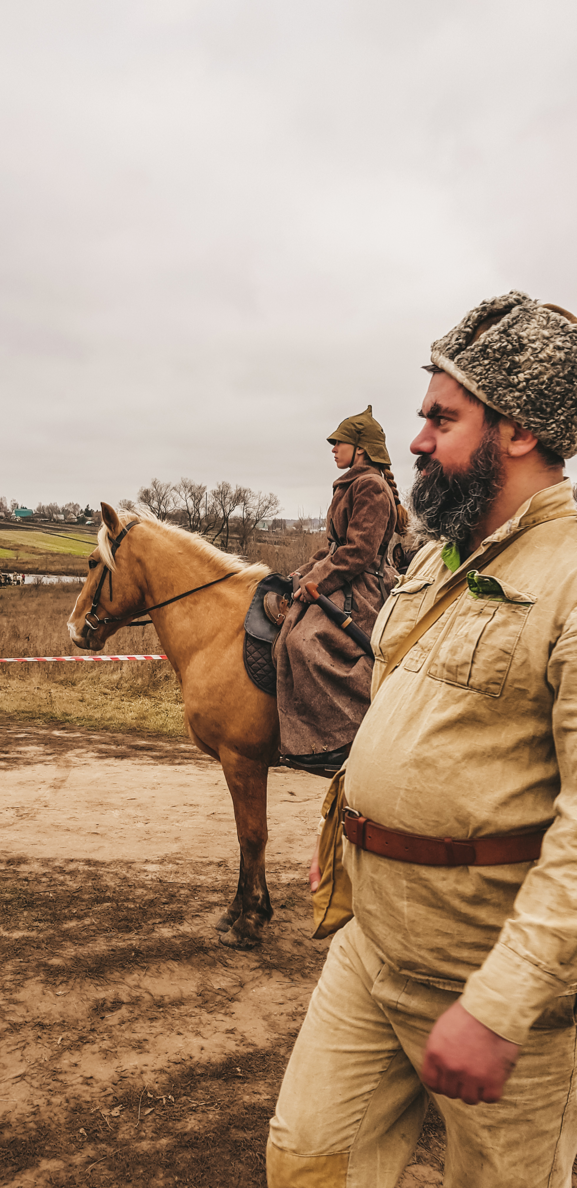 Civil War. Reconstruction of battles in the city of Novosil - My, Russia, Story, Reconstruction, Civil War, Red, White, The photo, Video, Longpost