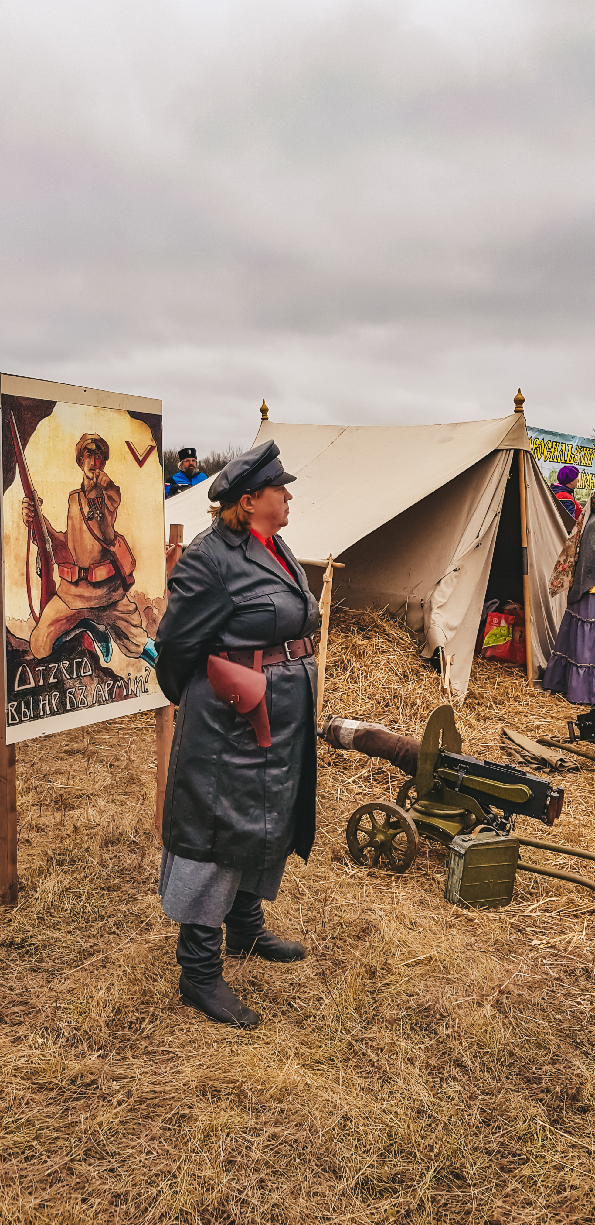 Civil War. Reconstruction of battles in the city of Novosil - My, Russia, Story, Reconstruction, Civil War, Red, White, The photo, Video, Longpost