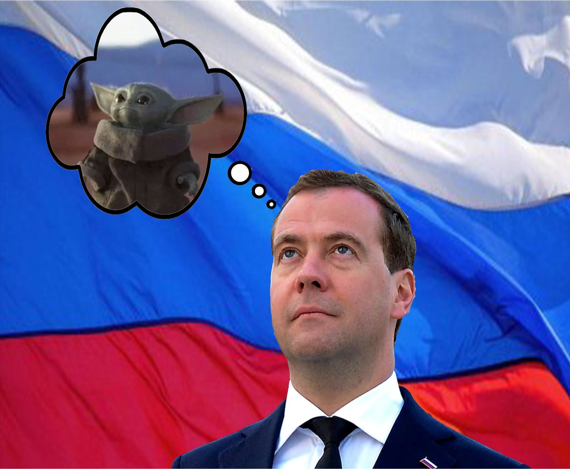 Iodine Russia - My, Dmitry Medvedev, Flag