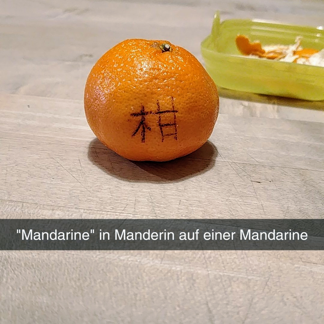 Mandarin in Mandarin in Mandarin - Tangerines, Chinese