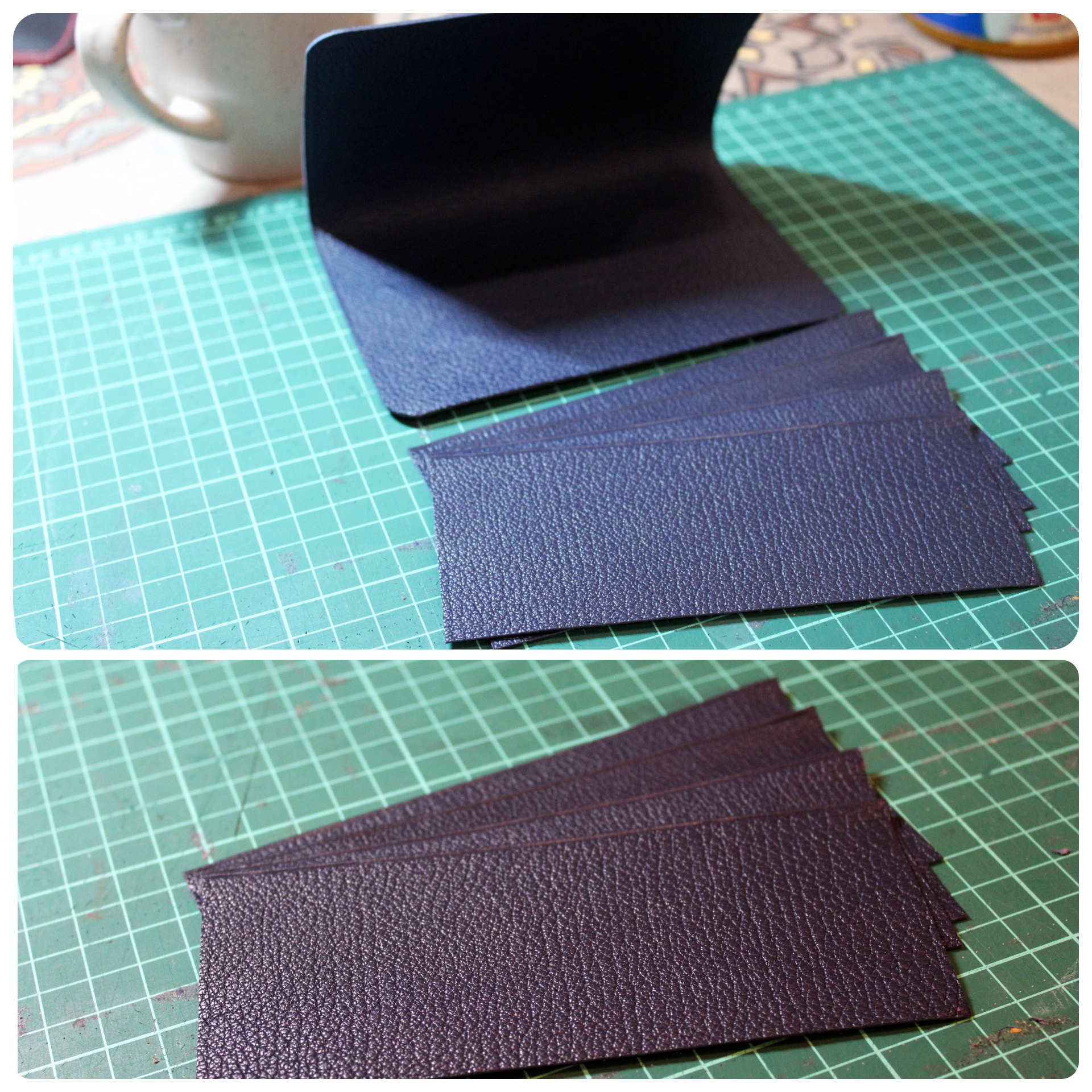 How to make a passport cover from thin leather - My, Handmade, Cover, Leather products, Longpost