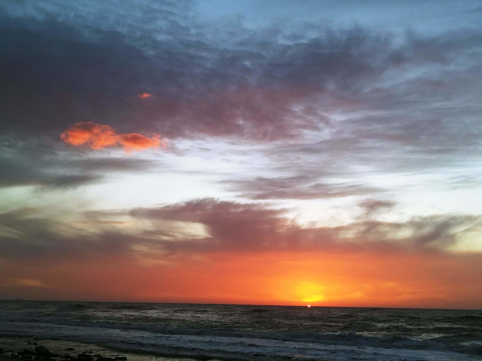 Walk by the sea at sunset - My, Mediterranean Sea, Sunset, Winter, Longpost, The photo