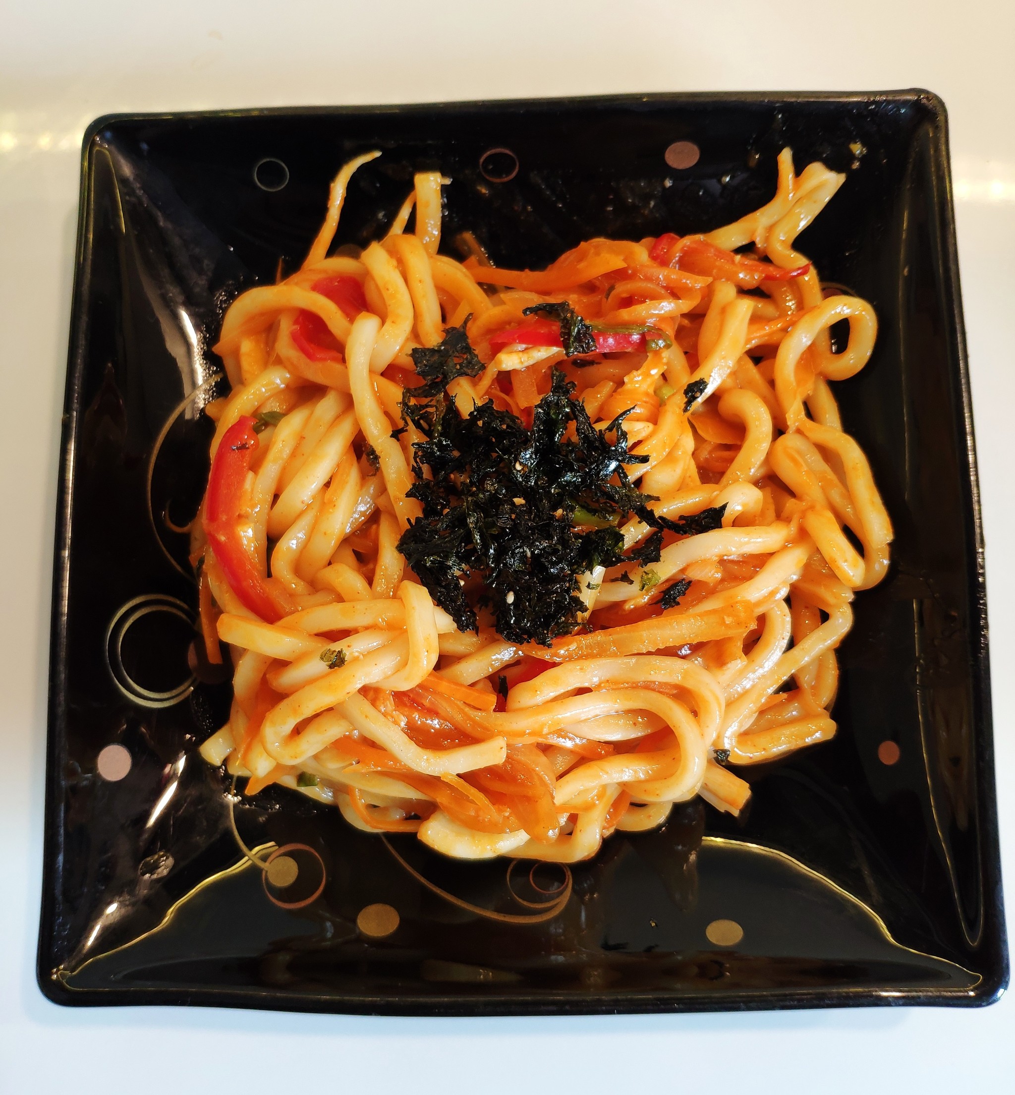 Doshiracology? Experiment on leveling up Nongshim Udon Japanese Style - My, Doshirakology, Noodles, Korean food, Cooking, Tentacles, Doshirak, Food, Longpost