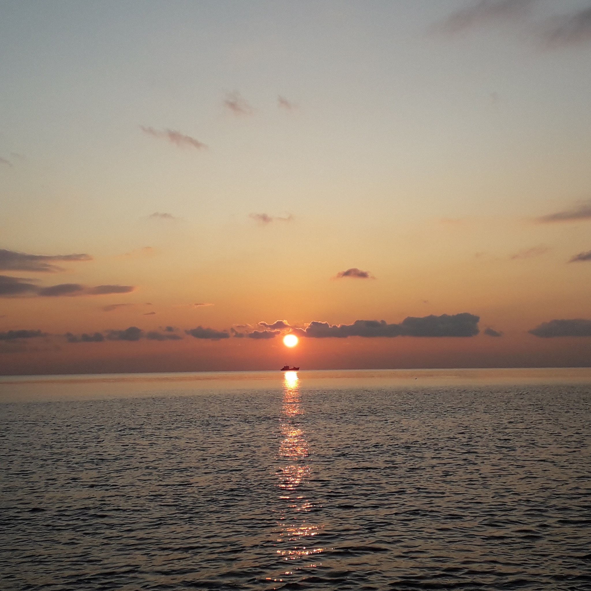 Just sunset on Sakhalin - My, Sea, Sunset, Nature