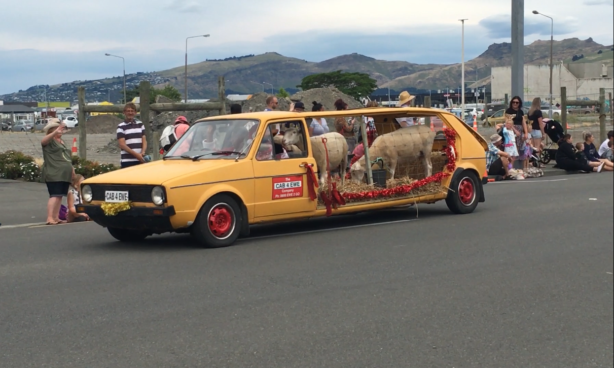 Первый Гольф и Sheep taxi : ) - Моё, Volkswagen Golf II, Volkswagen Golf