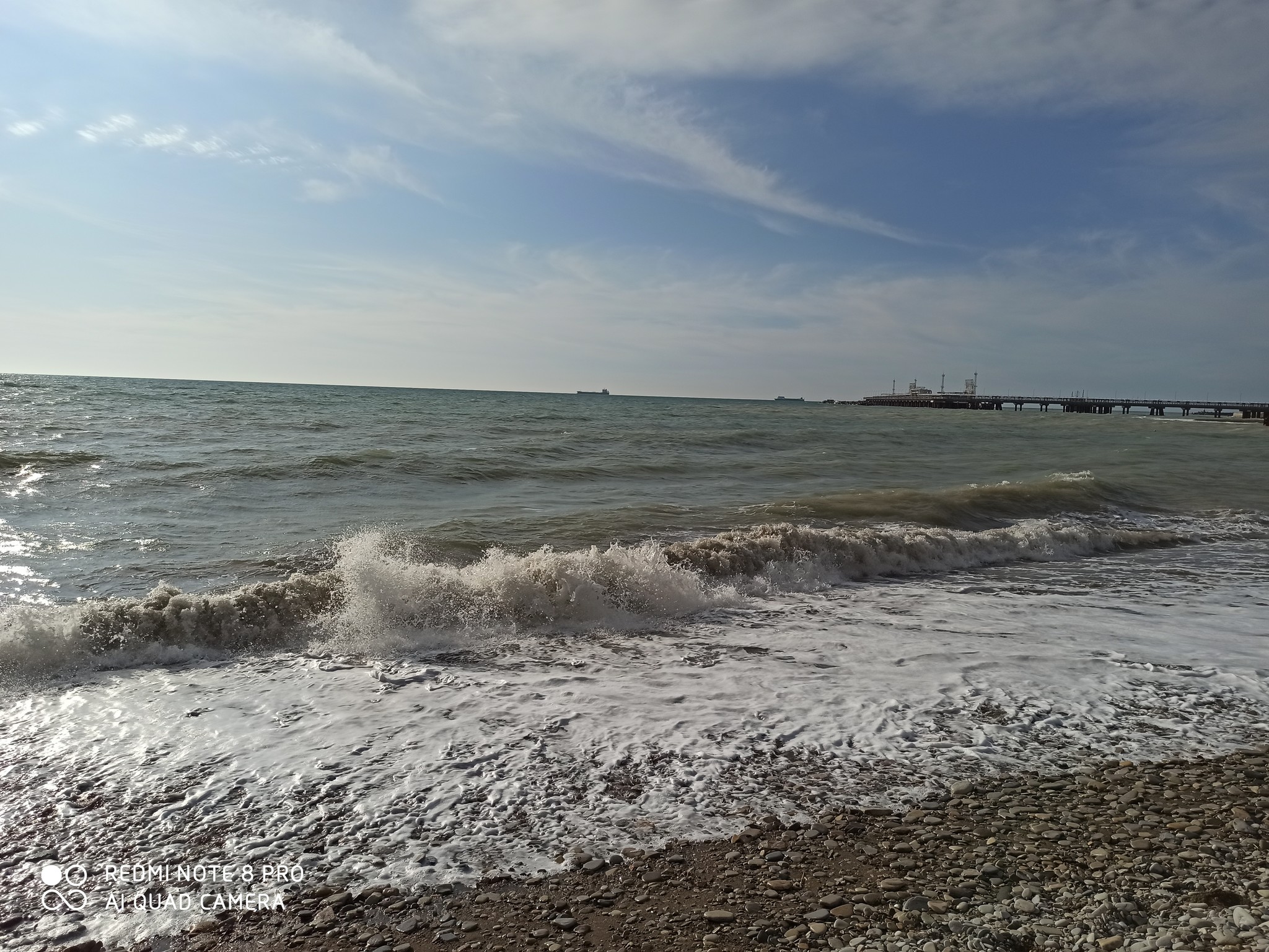 December Sea - My, Black Sea, Winter, Tuapse, Longpost