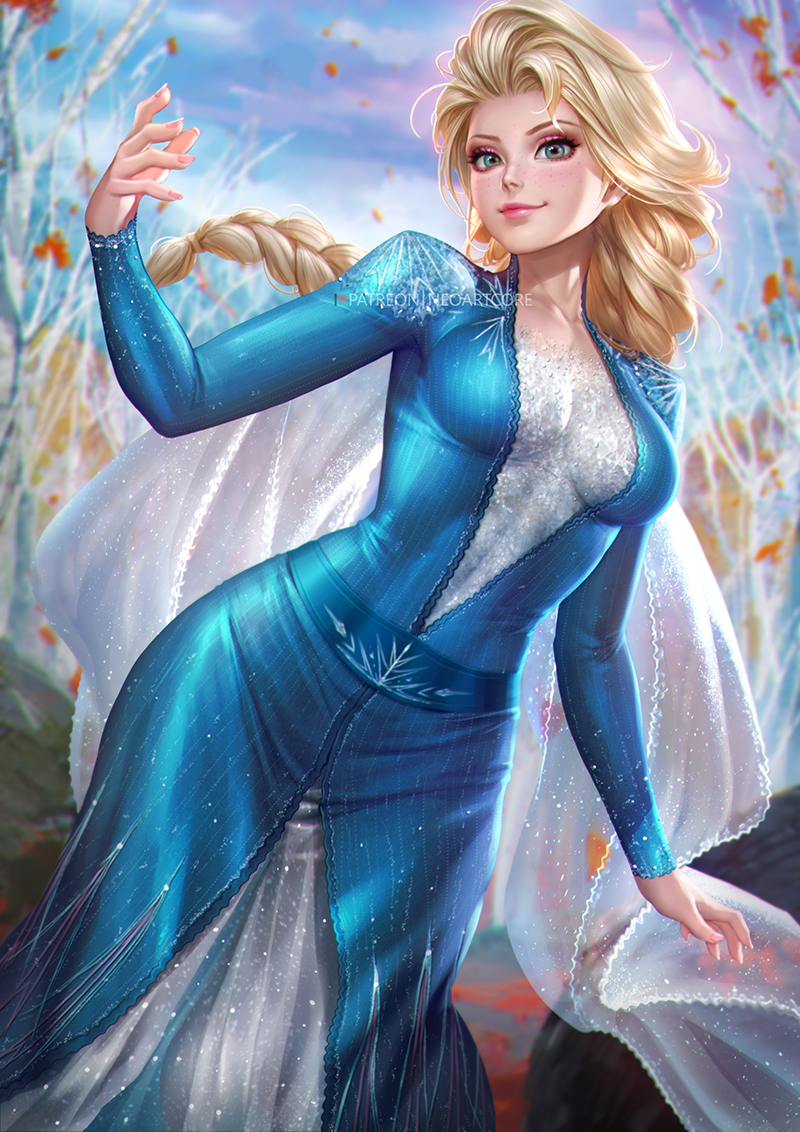 Elsa - Neoartcore, Cold heart, Elsa, Cartoons, Art, Frozen 2