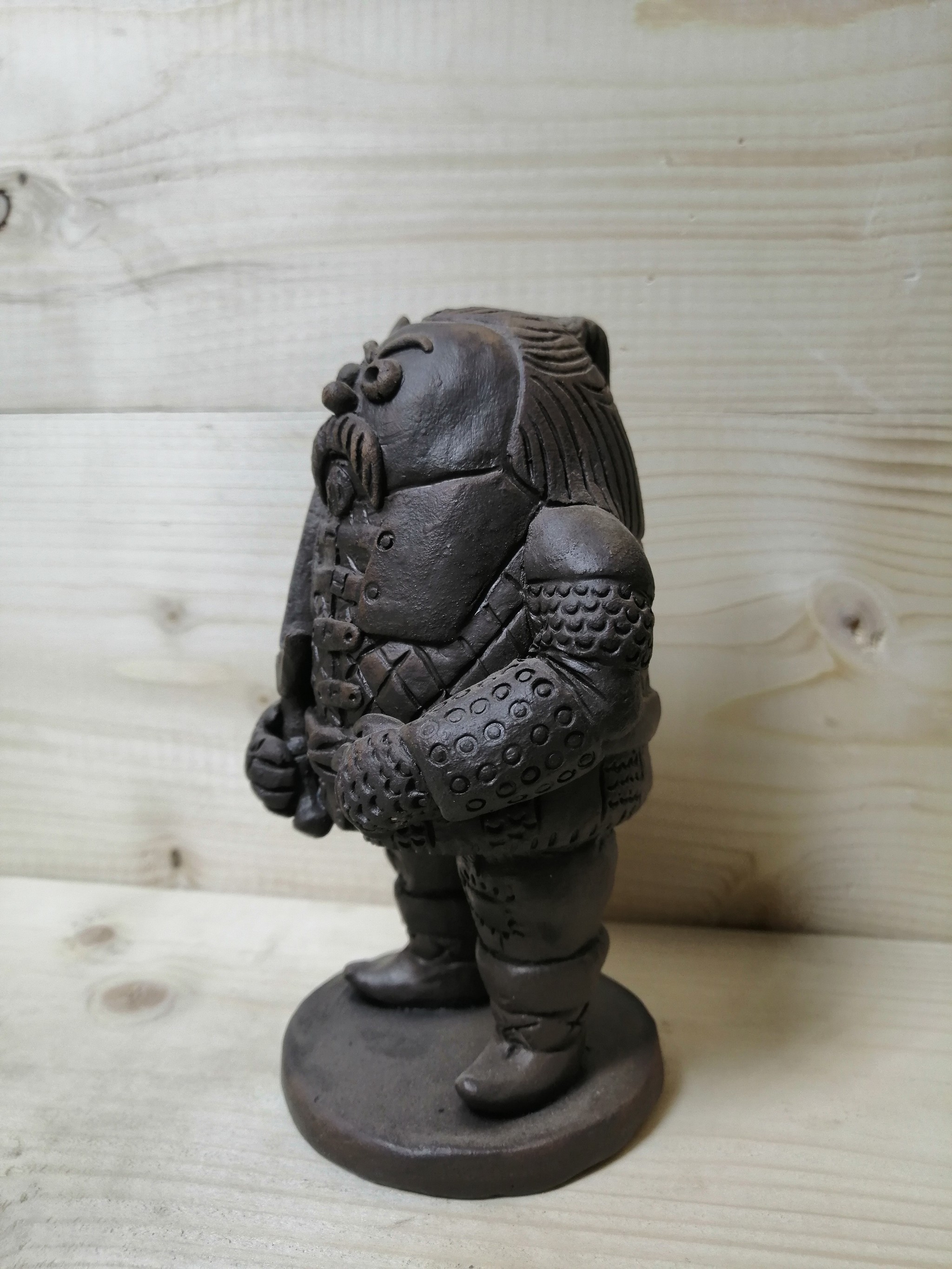 Uncle Vesemir ceramic - My, Ceramics, Needlework, Witcher, Figurines, Longpost, Vesemir