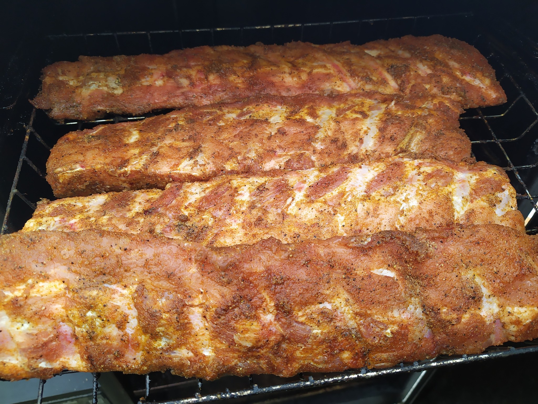 Stewed cabbage with freshly smoked ribs - My, Food, B-B-Q, Braised cabbage, Ribs, Pork ribs, Longpost, Smoking, Recipe, Cooking