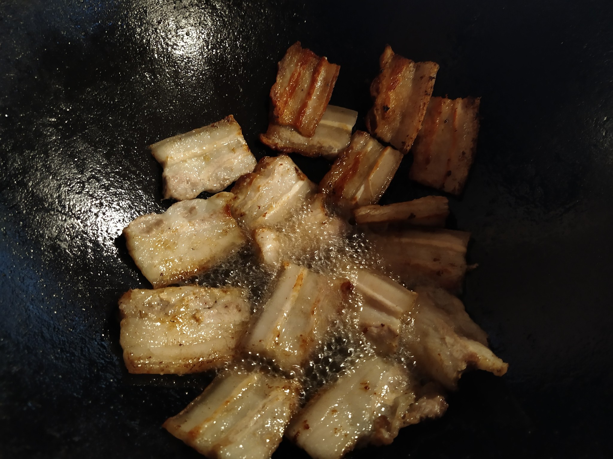 Stewed cabbage with freshly smoked ribs - My, Food, B-B-Q, Braised cabbage, Ribs, Pork ribs, Longpost, Smoking, Recipe, Cooking