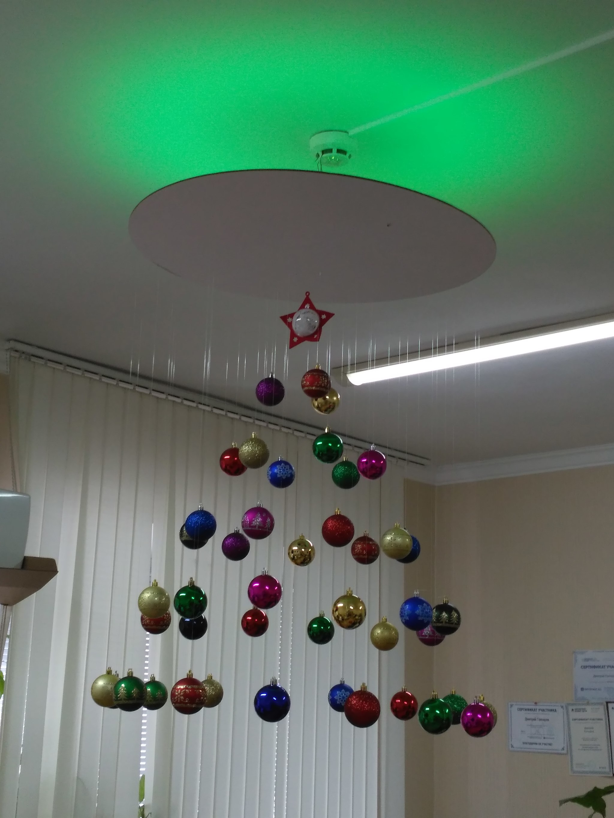 Reply to the post “Decorating your office for the New Year!” - My, New Year, Decoration, Needlework without process, Video, Longpost