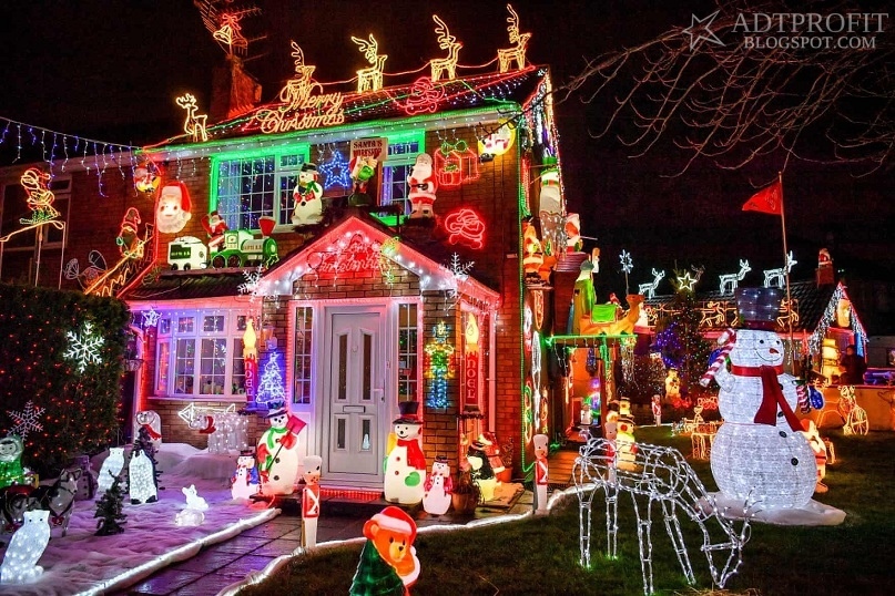 Christmas lights in Britain - Christmas, Great Britain, beauty, New Year, Longpost