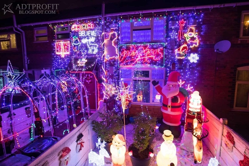 Christmas lights in Britain - Christmas, Great Britain, beauty, New Year, Longpost