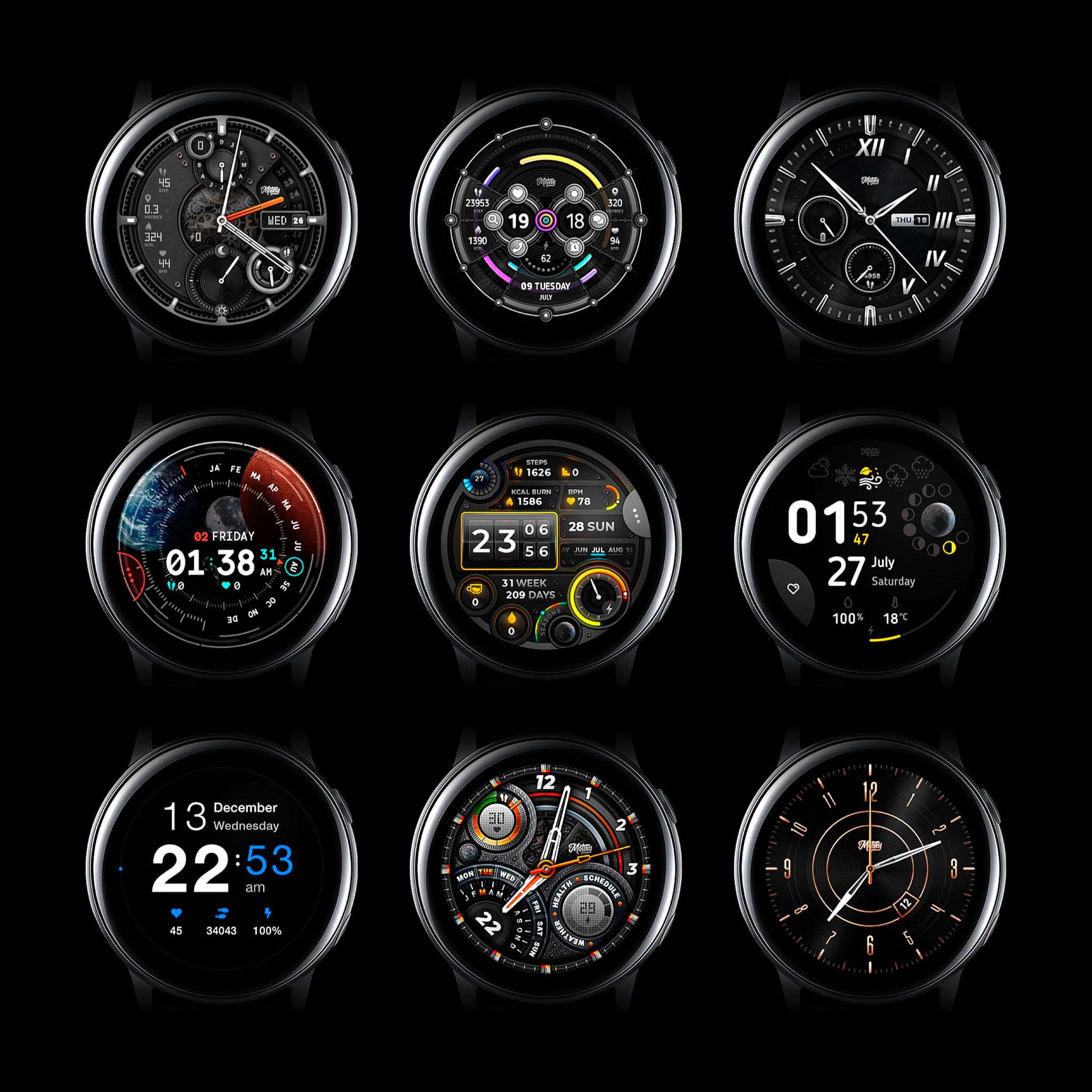 Закачать циферблаты. Галакси вотч 4 циферблаты. Watchface для Samsung Galaxy watch. Циферблаты для x22 Pro. Циферблаты Amazfit GTR 24 часа.