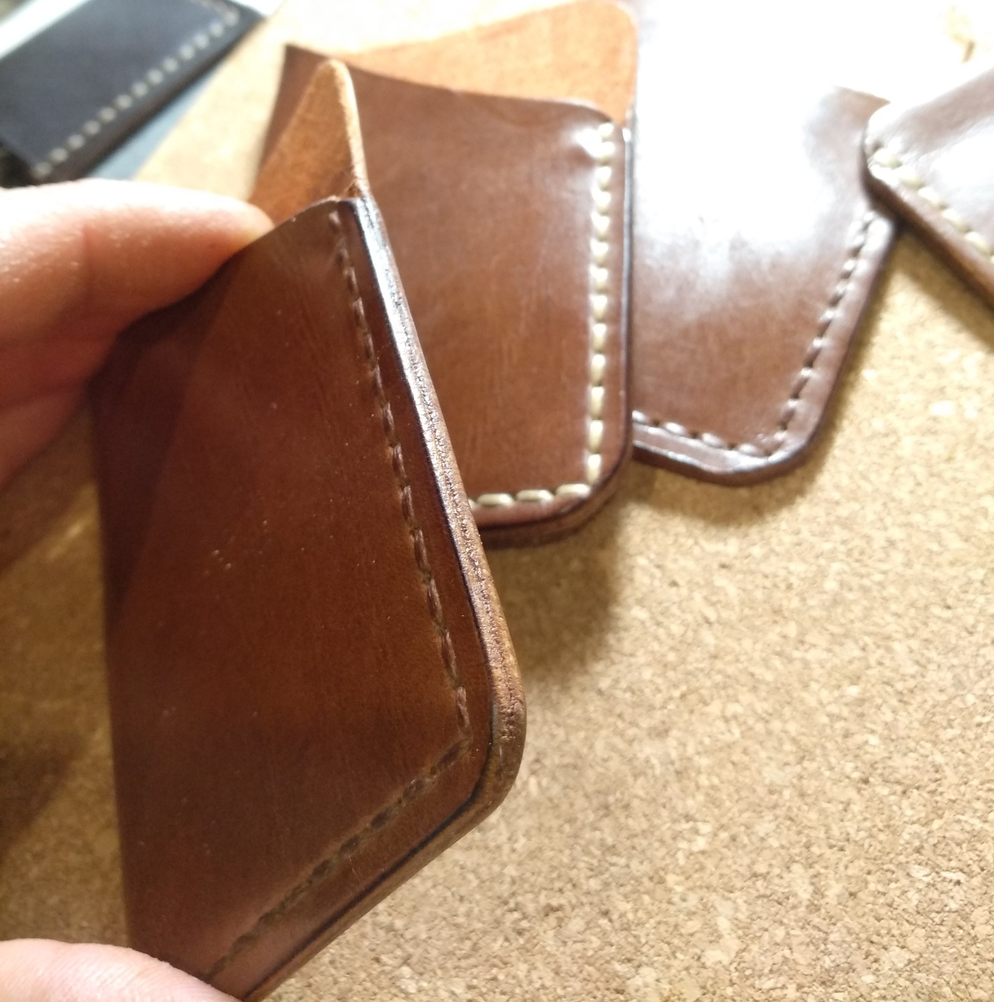 Cardholders as a gift - My, Leather products, Leather, Longpost