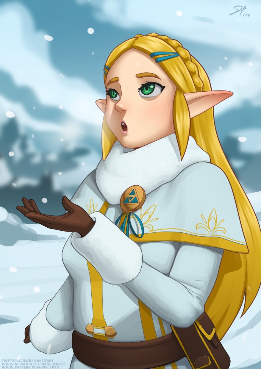 Happy holidays! :D - Deilan12, Princess zelda, The legend of zelda, Games, Art, Longpost