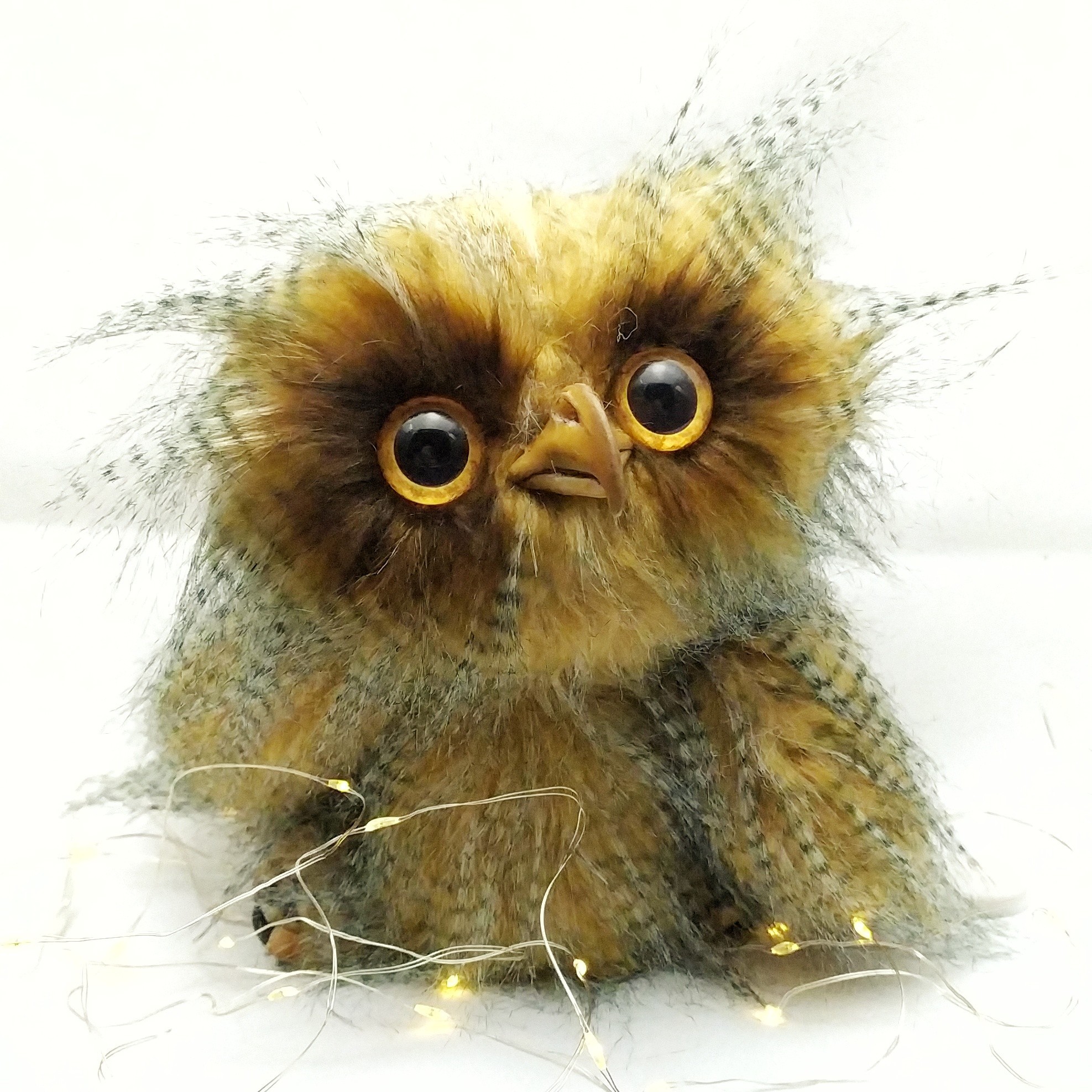 Owl is the head of everything - My, Owl, Needlework without process, Collectible figurines, With your own hands, Longpost