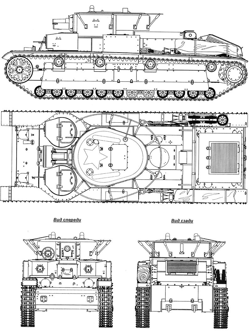 45 тонн металла, мяса и крови: Т-35 | Пикабу