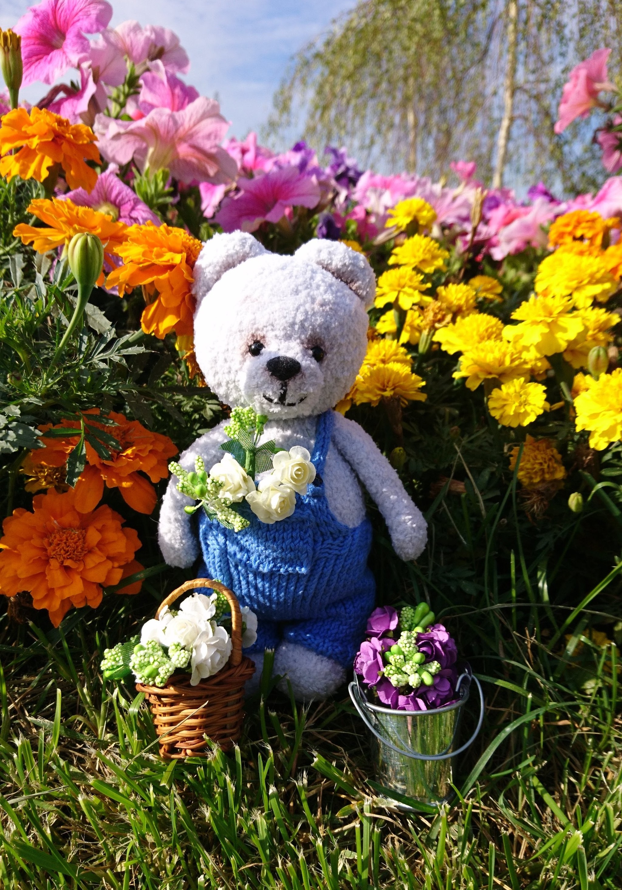 Traveling bears - My, Amigurumi, With your own hands, The Bears, Handmade, Teddy bear, Teddybear, Longpost