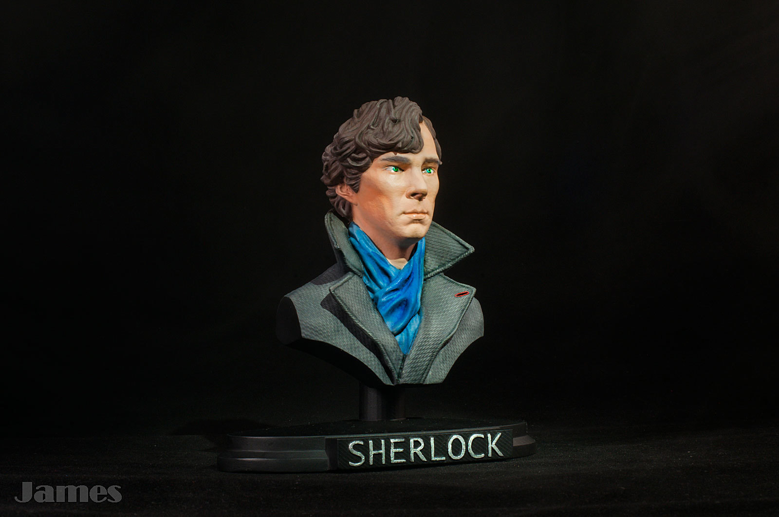 Sherlock Holmes - My, Sherlock Holmes, Miniature, Bust, Benedict Cumberbatch