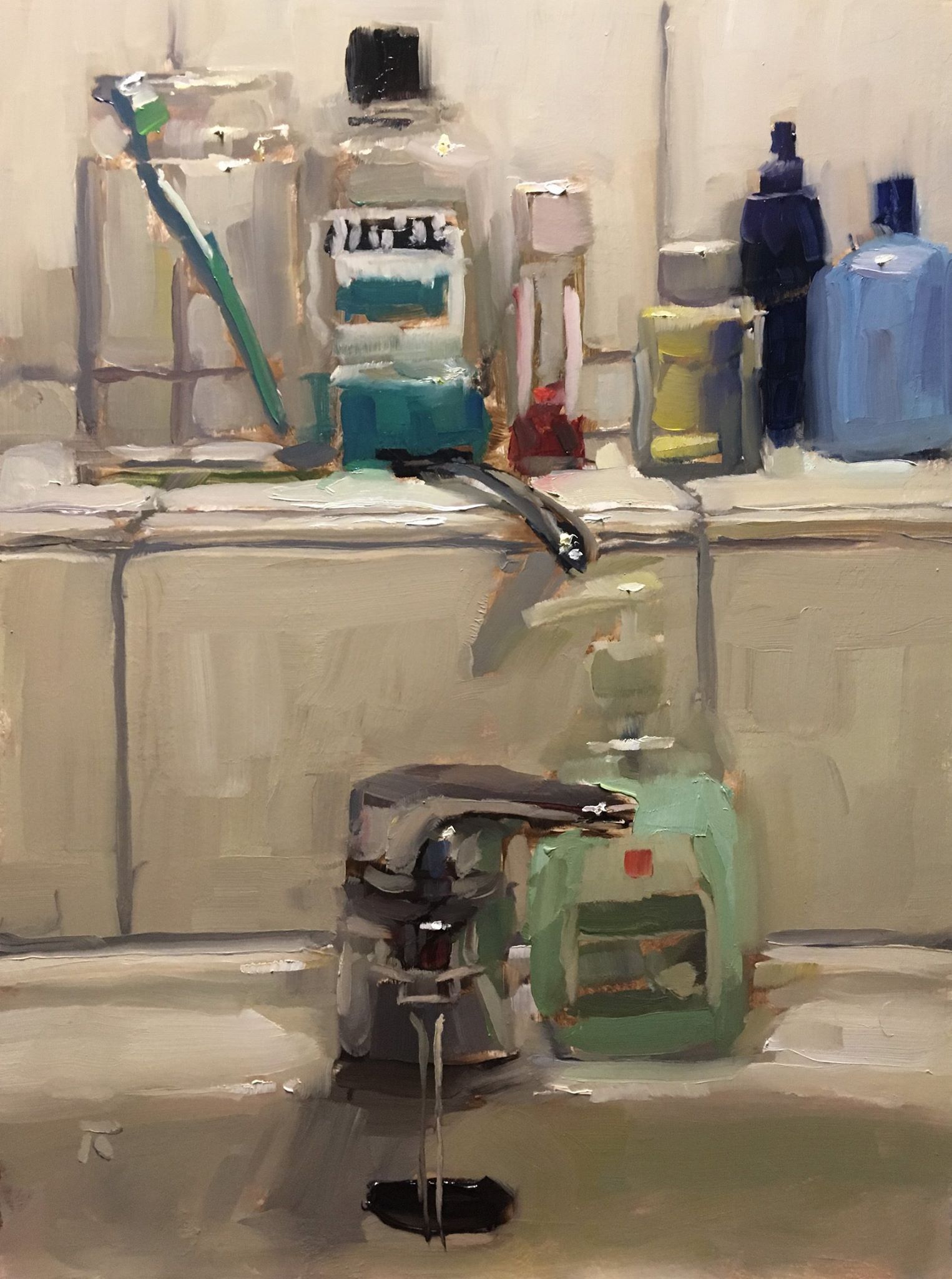 Still life - Painting, Bathroom