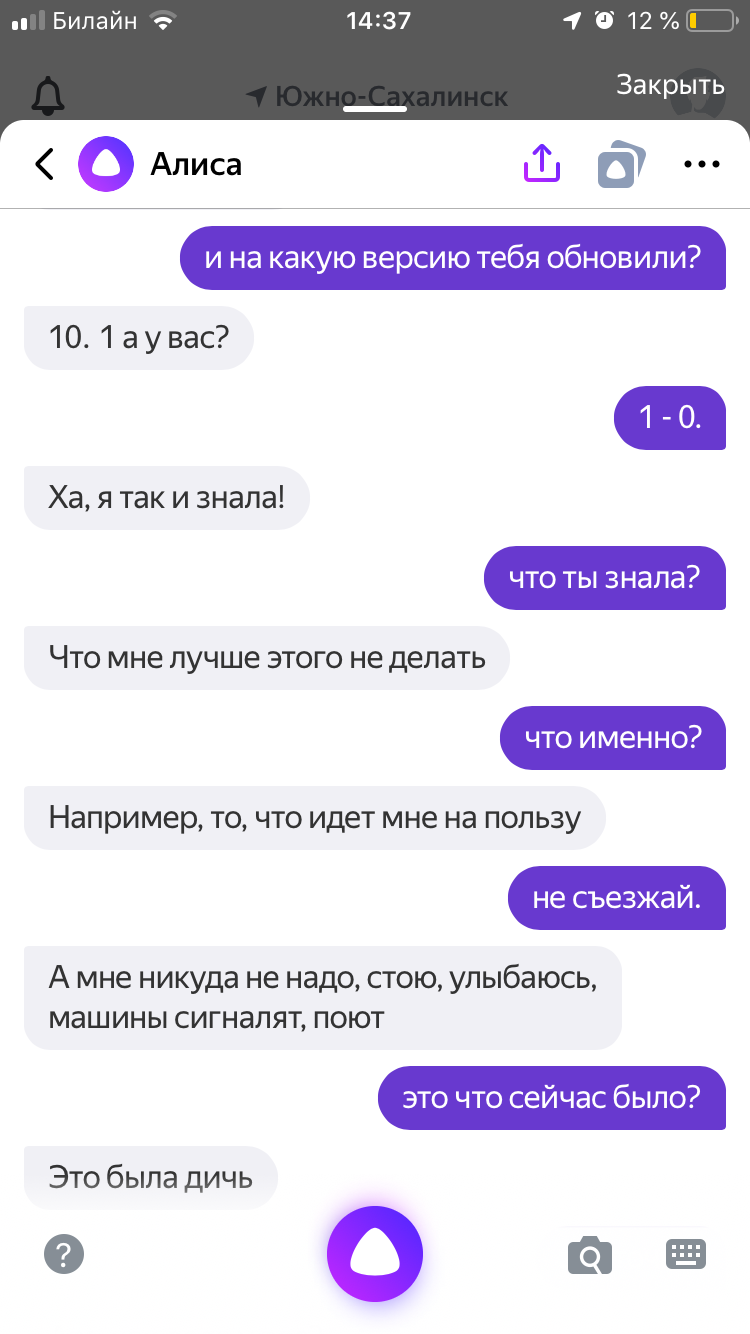 Алиса иногда доставляет )))) | Пикабу