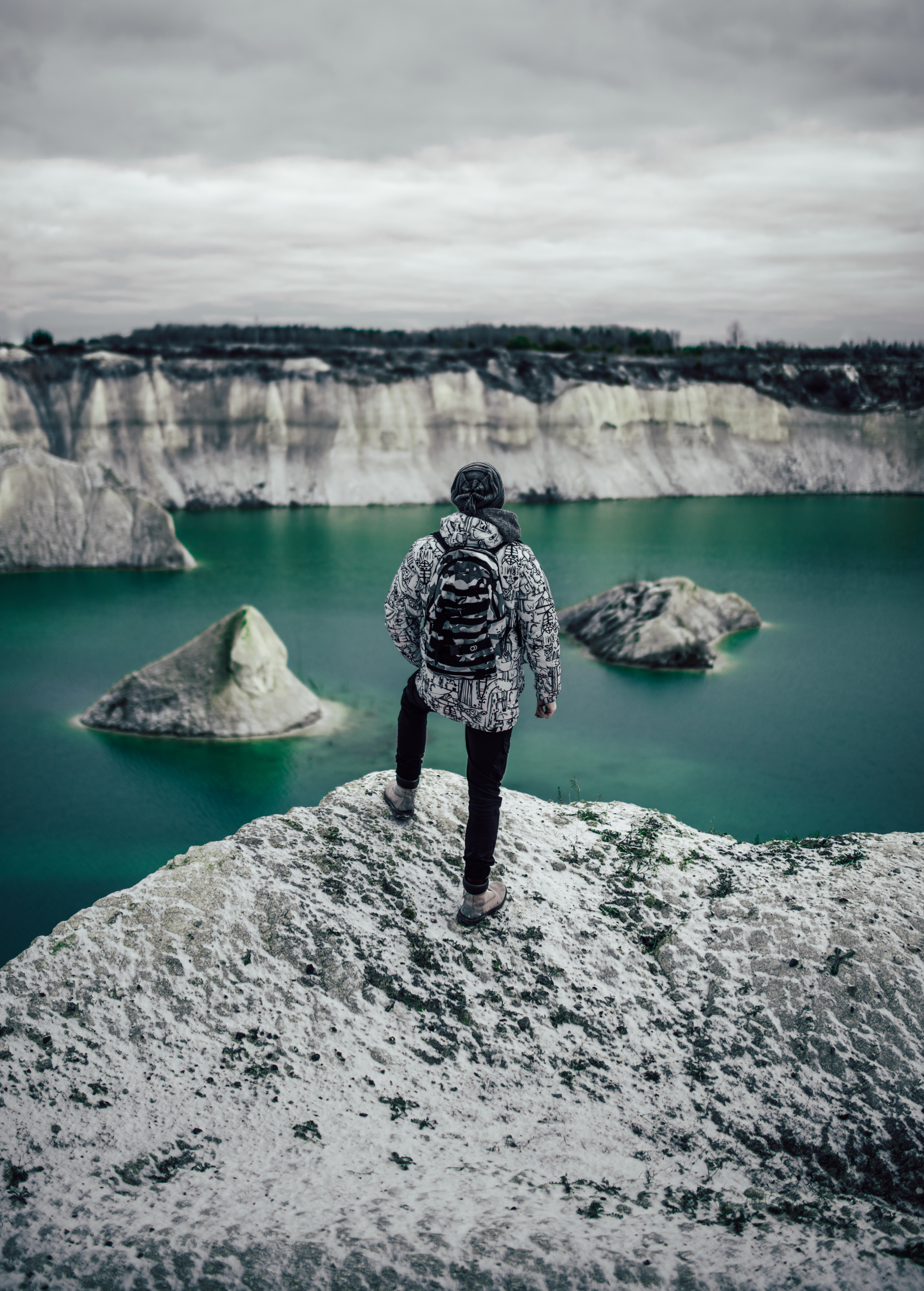 Abandoned quarries in Mogilev, Belarus - My, Republic of Belarus, Career, Chalkpit, Mogilev, The photo, Lake, Nature, Longpost