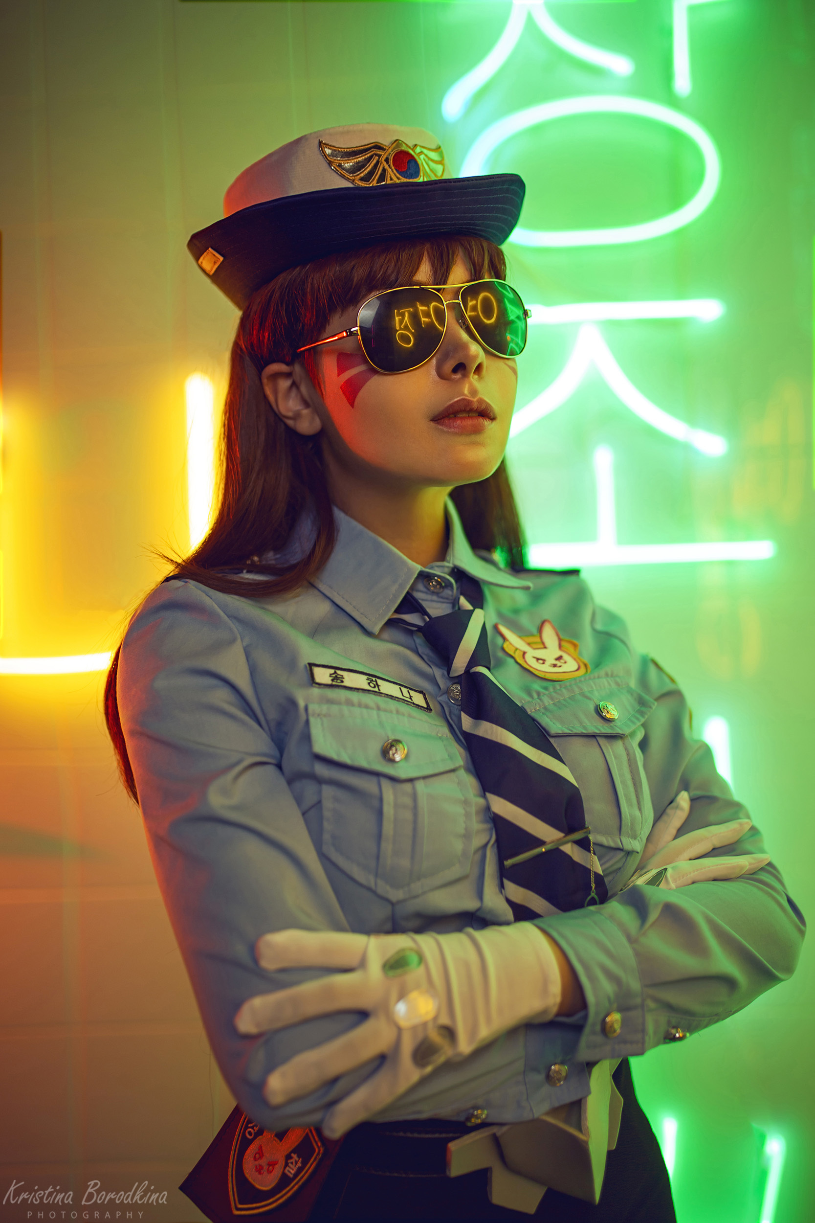 Cosplay Dva Officer - pikabu.monster 