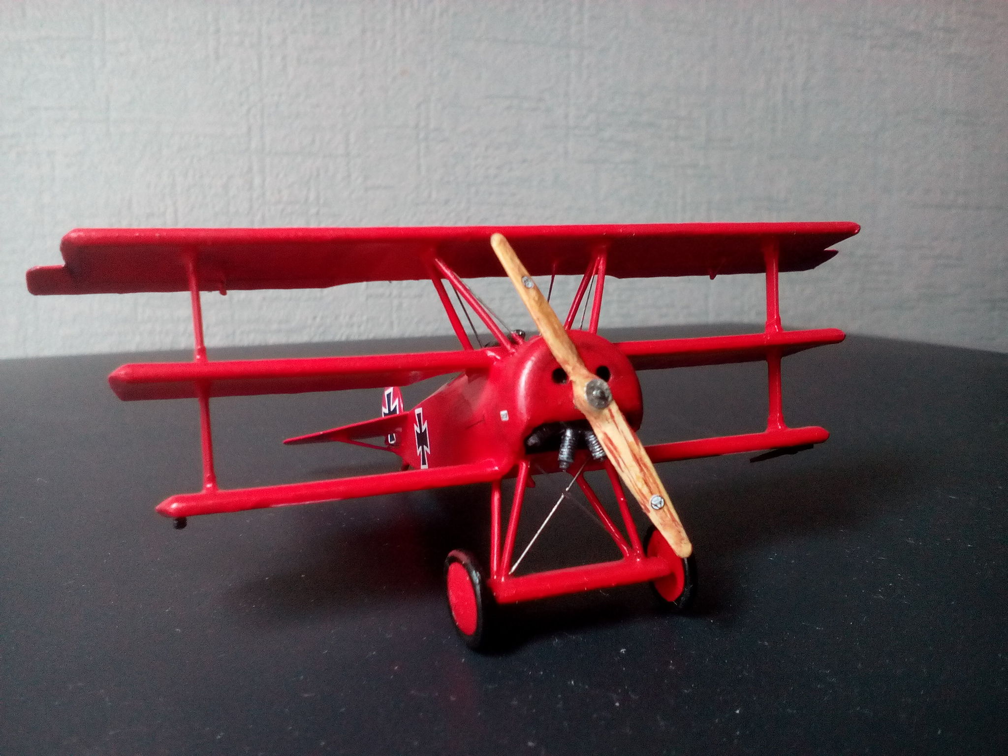 Red Baron. Fokker Dr.I - My, Stand modeling, Prefabricated model, Aircraft modeling, Modeling, World War I, Aces, Triplane, Longpost